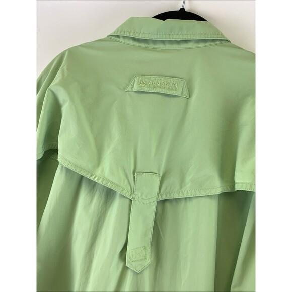 Alaskan Hardgear Grayling Standard Fit Shirt Duluth Trading Snap Green Men 2XL T - Picture 9 of 16